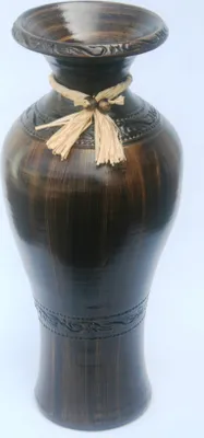 Produktbild von BODENVASE "KLASSIK II" - Größe: ca.70 CM Schwarzbraun