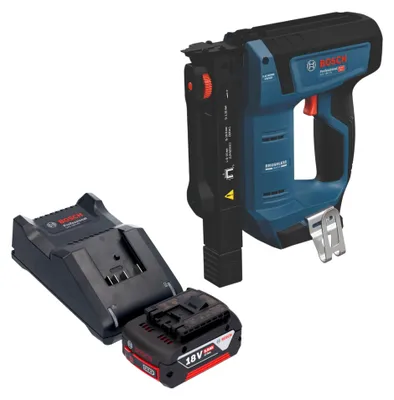 Obrázek produktu pro Bosch GTH 18V-14 akumulátorový hřebíkovač pro dřevo, 18 V, 10,6 x 6 - 14 mm, bezuhlíkový motor + 1x akumulátor 5,0 Ah + nabíječka
