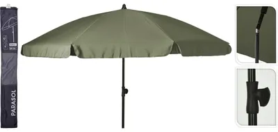 Produktbild von Garten-Sonnenschirm, grün, Ø 200 cm