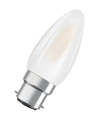 Produktbild von OSRAM Superstar dimmbare LED-Lampe mit besonders hoher Farbwiedergabe (CRI90) für B22d-Sockel, mattes Glas ,Warmweiß (2700K), 470 Lumen, Ersatz für herkömmliche 40W-Leuchtmittel, dimmbar, 1-er Pack