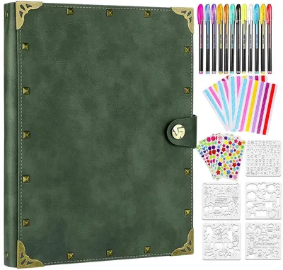 Image de Omgoods - Album photo pour scrapbooking avec 60 pages noires