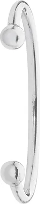 Produktbild von Modischer 925 Sterling Silber Baby - Torque Armreif - 3mm, 8 Gramm; TRS21843