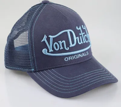 Produktbild von Von Dutch Originals Trucker Cap RIVERSIDE Baumwolle Twill Blue