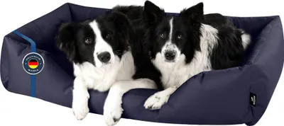 Obrázek produktu pro BedDog – pelíšek pro psy ZARA, polštář pro psy s pratelným potahem, košík pro psy, psí pohovka, NAVY-BLUE (tmavě modrá), (XXXL) cca 145 x 105 x 28 cm