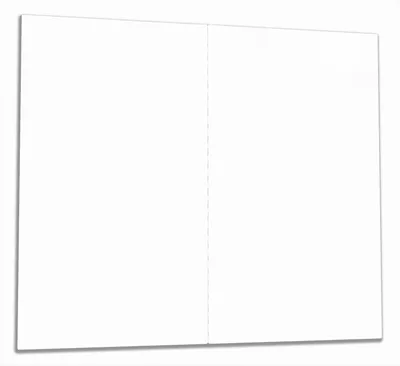 Produktbild von Wallario Herdabdeckplatte aus Glas, Größe 60 x 52 cm 2-teilig, Motiv Weiß