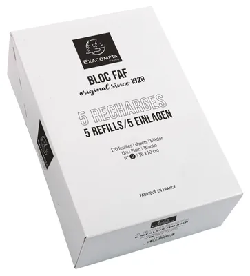 Obrázok produktu pre EXACOMPTA Nachfllzettel fr Sockel-Block Nr. 2, blanko