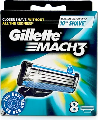 Produktbild von Gillette Mach 3 Rasierklingen, 8er Pack