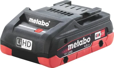 Obrázek produktu pro Akumulátor Metabo LiHD 18 V 4,0 Ah Li-Ion ( 625367000 ) Systém CAS