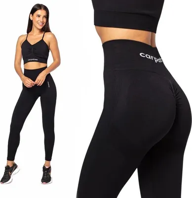 Zdjęcie produktu dla Bezszwowe legginsy Carpatree Allure - Schwarz - L