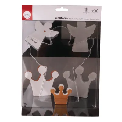 Produktbild von Rayher PET Gießform Schutzengel, 19x17x3cm