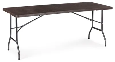Produktbild von Gartentisch klappbar 180 x 75 cm Buffettisch Campingtisch Partytisch faltbar - Braun
