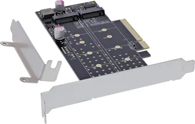 Produktbild von InLine 76660N, PCIe, M.2, Männlich, PCIe 3.0, Taiwan, PI6C20400BLE