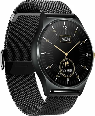 Produktbild von XCOAST QIN, pánské chytré hodinky, 1,3" (40 mm) AMOLED displej, puls, krevní tlak, kyslík v krvi, černé