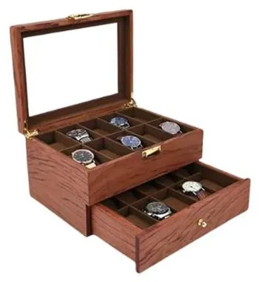 Produktbild von Famanu Uhrenbox Elegantes Design - Platz für 20 Uhren oder Armbänder