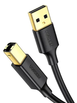 Obrázok produktu pre Ugreen US135, 1,5 m, USB A, USB B, USB 2.0, 0,48 Gbit/s, Čierna