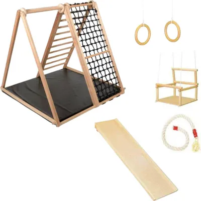 Immagine prodotto di Zebra Black Indoor Kinderspielplatz Set