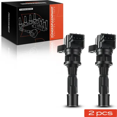 Imagen del producto de Frankberg, 2 módulos de encendido y 2 bobinas de encendido para Mazda 3 BL 5 CR CW, modelos a partir de 2005, motores 2.3L y 2.0L