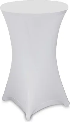 Produktbild von Stehtischhusse Stretch Weiß 80cm