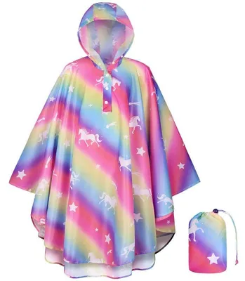 Immagine prodotto di Poncho impermeabile per bambini con cappuccio