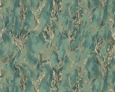 Productafbeelding van EDEM 421ST28 Grafisch behang en metallic effect groen smaragdgroen 10,65 m2