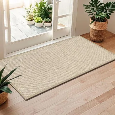 Immagine prodotto di Tappetino antiscivolo color kaki - Assorbente e lavabile - 60 x 120 cm