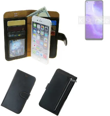 Produktbild von K-S-Trade Schutz Hülle kompatibel mit Oppo Reno5 Z 5G Klapphülle Case Phone cover Slim Handytasche Handy Hülle schwarz aus Kunstleder (1 Stk)