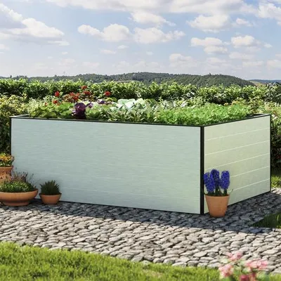 Produktbild von GFP 195 x 150 x 77 cm Hochbeet Christina, Aluminium eloxiert