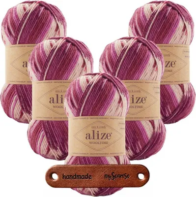 Produktbild von 5 x ALIZE WOOLTIME 11020 MIT LABEL