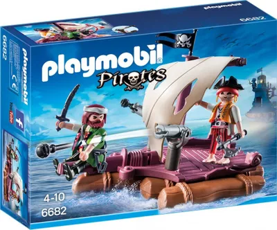 Produktbild von PLAYMOBIL 6682 - Piratenfloß