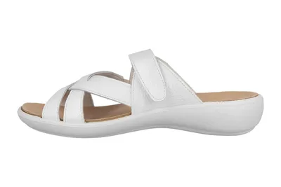 Produktbild von Romika Ibiza 104 Pantoletten in Übergrößen Weiß 16104 186 010 große Damenschuhe