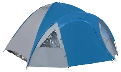 Productafbeelding van Outsunny Dubbelwandige koepeltent, familietent voor 4 personen, outdoor iglu, waterdicht, model A20-055