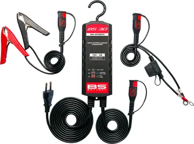 Image de BS BATTERY BS30 Chargeur de batterie intelligent - 12V 3A