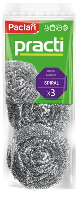 Produktbild von Paclan Practi Spiralschwamm, 3 Stück