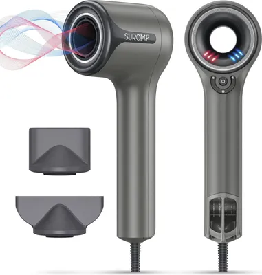 Produktbild von Haartrockner bürstenloser Hochgeschwindigkeitsmotor professioneller einstellbar 1500,00 W, 110000 U/min, Haartrockner mit ionischer Technologie, Intelligenter, tragbarer, schneller