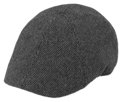 Fiebig 6-Panel Cap Wolle melange in grau