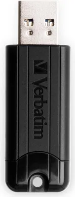 Obrázok produktu pre Verbatim USB kľúč PinStripe 3.0 čierny 32 GB