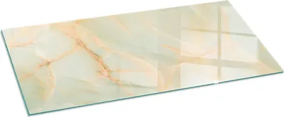 Obrázek produktu pro Skleněná podlahová deska 125x50 cm - Krbová deska skleněná - Krbová deska skleněná - Ochranné sklo - Ochranná deska proti jiskrám - Skleněná podlahová deska nehořlavá - Tepelná ochrana - Ochrana podlahy ze skla - Abstraktní mramorový vzor
