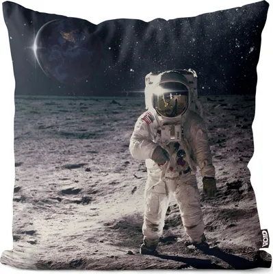 Produktbild von VOID Astronaut Mond Weltraum All Kissenbezug Kissenhülle Sofakissen Kissen Deko Outdoor-Kissen Dekokissen