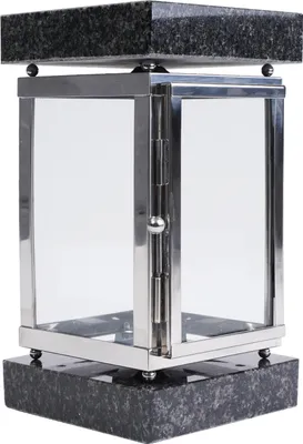 Produktbild von Grablampe Edelstahl Granit Impala