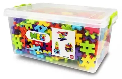 Produktbild von Meli Maxi Edu Konstruktionsset – 400 Elemente für Kinder ab 1 Jahr