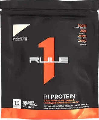 Obrázek produktu pro Rule1 | R1 Protein | 100% syrovátkový izolát a syrovátkový hydrolyzát Vanilia