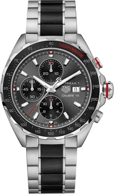 Produktbild von Tag Heuer Formula 1 Chronograph Herrenuhr silber schwarz CAZ2012.BA0970