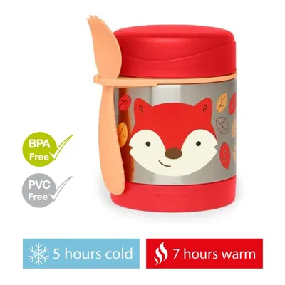 Obrázok produktu pre SKIP HOP Zoo Termoska na jedlo s lyžičko/vidličkou Líška 325 ml, 3r+