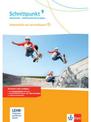 Produktbild von Schnittpunkt Mathematik 9. Arbeitsheft mit Lösungsheft und Lernsoftware Klasse 9. Differenzierende Ausgabe