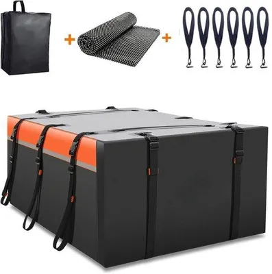 Produktbild von Famanu Dachbox für Auto - PVC, wasserdicht, kompakt