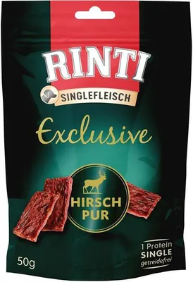 Obrázek produktu pro Rinti Exclusive Snack Hirsch 50g