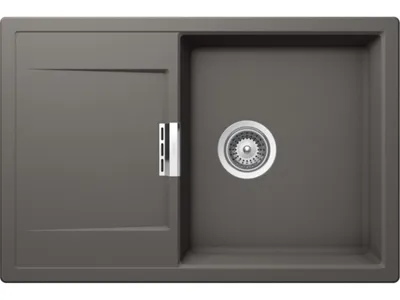 Produktbild von Schock Auflage-Einbauspüle Mono D-100 A Silverstone