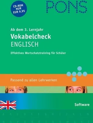 Produktbild von PONS Vokabelcheck Englisch ab dem 3. Lernjahr