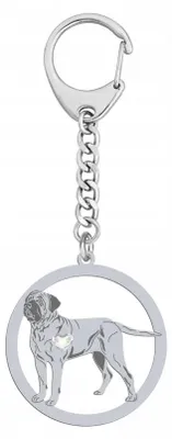 Produktbild von Mejk Jewellery Schlüsselanhänger Japanischer Mastiff 925 Silber