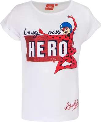 Obrázok produktu pre Tričko Miraculous Ladybug 100% bavlna s ikonickou potlačou Biela 8 rokov